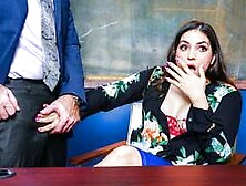 Suck and ride my dick in order to avoid expulsion