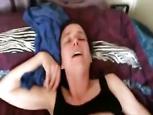 Dirty Talking Girl Gets A Dick Orgasm