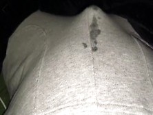 My Belly Bulge Makes Me Cum In Grey Sweatpants