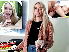 German Scout - Skinny Blonde Teen Arteya Seduce To Hard Casting Fuck At Model Job