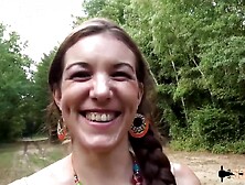 Margot enjoys to do nasty stuff like blowing a yam-sized,  dark-hued manmeat in the woods