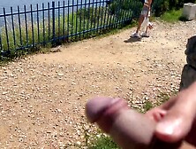 Public Knob Flashing - Angel Assist Me to Cum in Mountains