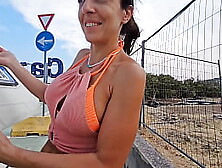 Lustful driver bangs me in the supermarket parking lot.  Full episode on my Red page.