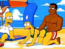 Married Housewife Likes Sucking and Banging Large Ebony Knobs.  Toon Parody.  The Simpsons parody.  Most good Compilation Floozy Wi