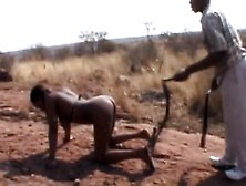 Rough Fingering And Abusing With Nasty African Slut!