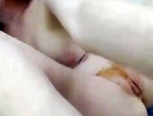 Redhead Cum Squirt With Machine Dildo