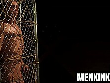 Bondage BDSM Anal Play with Ball Zapper - Dominatrix Humiliates Submissive Guy