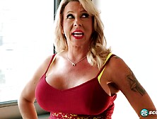 Bella Lexi,  ex-cop,  cops a feel of her own tits and pussy - Bella Lexi - 40SomethingMag