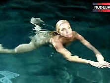 Donna W.  Scott Nude Swimming In Pool – Femme Fatales