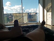 My huge butt Brazilian auntt wakes me up inside the morning rides my penis