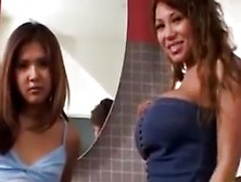 Naughty Girls In A Public Bathroom !!!