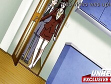 [EXCLUSIVE UNCENSORED HENTAI] Excited Mother I'd Like To Fuck Bangs Her Fresh Co-worker - UnHentai