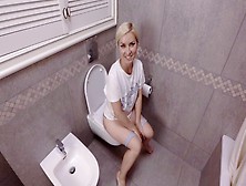 // Sex With A Pornstar Andre Love In The Toilet [4K]