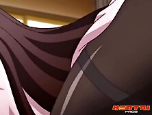 ANIME PROS - Ibuki Tries To Focus On School,  But Hiroto’s Schlong Keeps Distracting Her From Studying