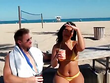 Good-looking buxomy latino MILF Adriana Leigh