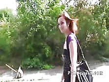 Tattooed Euro Amateur Banged In Public