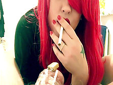 Smoking Dom Fetish (Chastity Cage)