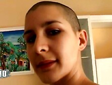 Teenie with bald fellatio banged by a older man
