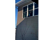 Public Masturbation: hot lascivious mother I'd like to fuck gets caught by neighbors masturbating in window with large sex-toy.