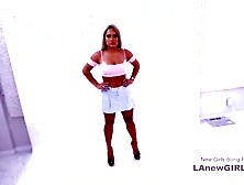 Blonde eager four meat shows blowing skills at her modeling audition