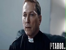 Hypocritical Priest Convinces Scared Teeny Gia Derza To Give Up Her Anal Virginity