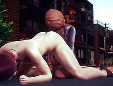 Cartoon 3D Uncensored - Gery jerk off at the street