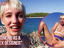 Ersties - Adorable Annika Plays With Herself On A Hot Beach In Croatia
