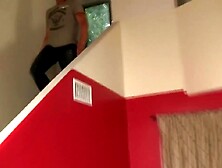 Teen Sweetheart Rides Hard Rod on Daybed