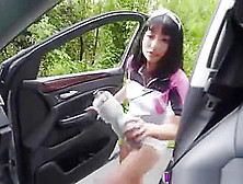 Sexy Babe Rina Hitchhikes And Bangs Dude