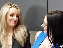 Angela White And Kenzie Taylor Inside A Kitchen In Several Different Lesbian Scenes
