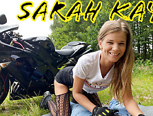 Sarah Kay Beautiful Motorcyclist - Ps-Porn