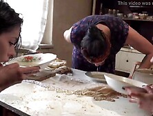 two HAWT GALS PUKE UP ANYTHING