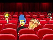 Housewife Mrs. Sinpsom Teases With Immodest Feet. JOI. Tarantino parody.. Toon Foot Fetish