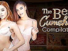 Cumshot Compilation - Vr Cumpilation Pov With Anissa Kate,  Evelyn Claire And Adriana Chechik