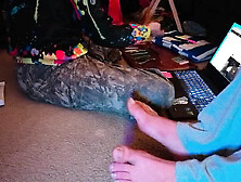 Part two of Pedicuring Dad's Feet