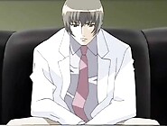 Bondage hentai nurse gets shoving dildo by doctor