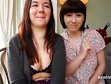 Ersties - Brunette Leah Makes Kriss Moan With Pleasure