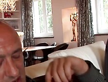 Erotic Encounters - Old Man Fucks barely legal Babe With Legs In The Air