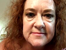 Aunt Judy's - Your Horny Mature Redhead Step-Aunt Mrs. Ginger Gives You a Handjob (POV)