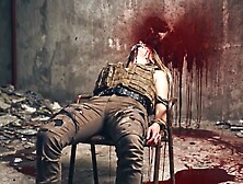 Tied Military Girls Executions - Brutal mouth shot