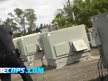 Skilled criminal avoids prison by hammering MILF cops