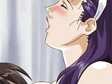 Wet anime girl is licked and fucked by a horny fellow