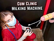 Cum Clinic Gloryhole - Milking Machine Drains Blue Balls