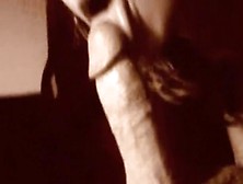 Awesome non-professional BJ and CIM in bathroom