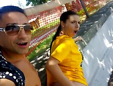 Got Almost Caught By Sucking In A Public Park - Nelly Kent