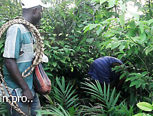 Lucky Farmer Caught This Two Fuck in His Farm and Decided to Fuck the Black Girl Too for Compensation