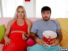 Stepbro Hide His Dick Inside The Popcorn Bucket