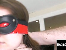 UKSubSluts. com - Blindfolded Tamsin Riley plays with dom's hard cock