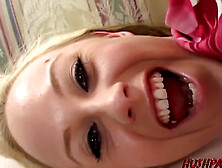 Hailey's Young Blonde Ass Worship Sparks Oral Sensual Heat