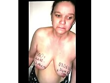 Als Hure und Ehehure benutzt und beschriftet worden 4